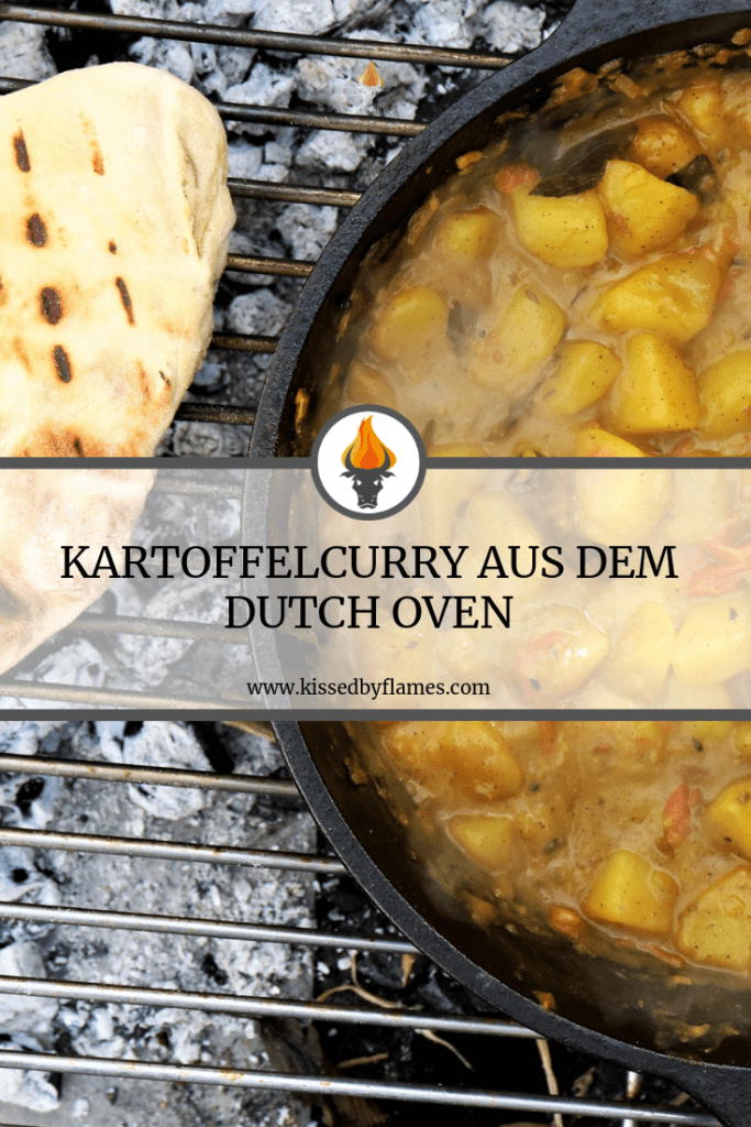 Kartoffelcurry aus dem Dutch Oven