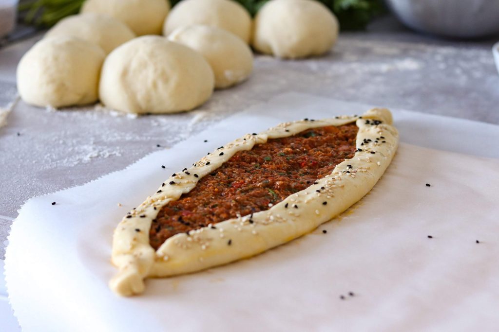 Türkische Pizza vom Grill