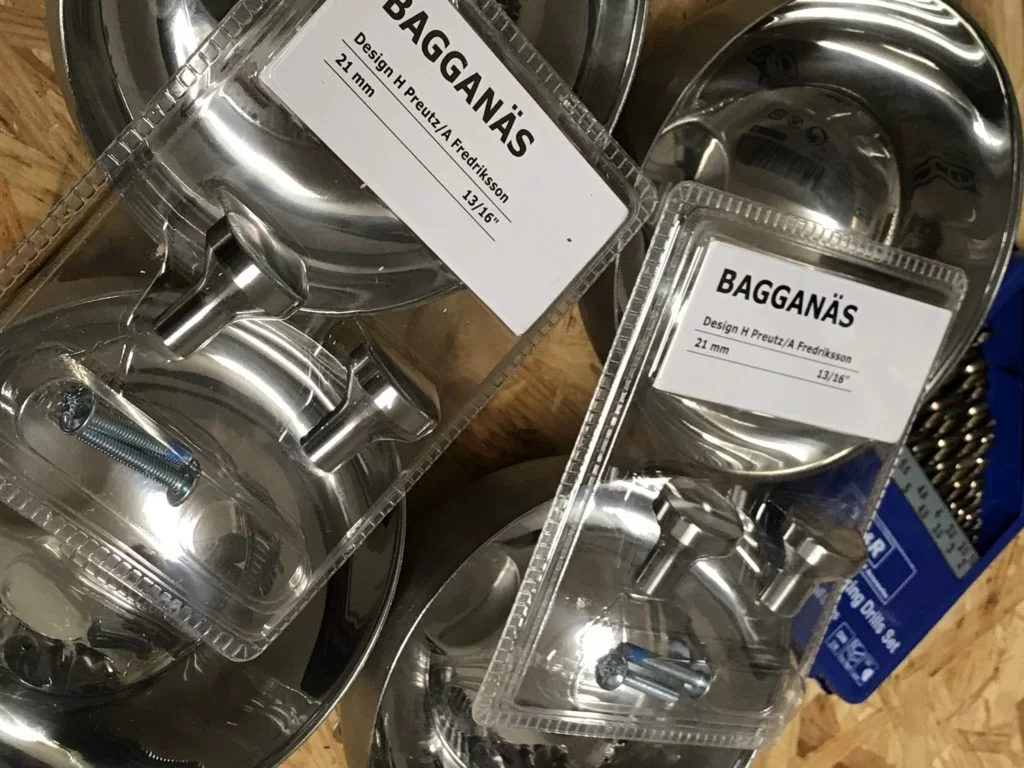 Schüssel und Griffe für die Burgerglocke