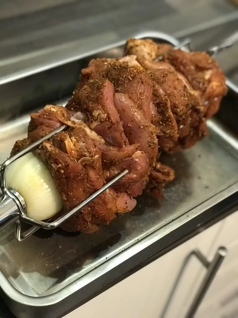 Schnelles Putengyros ohne Joghurtmarinade vom Drehspieß