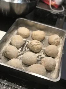 Pizzateig Kugeln