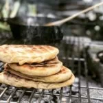 Naan Brot vom Grill